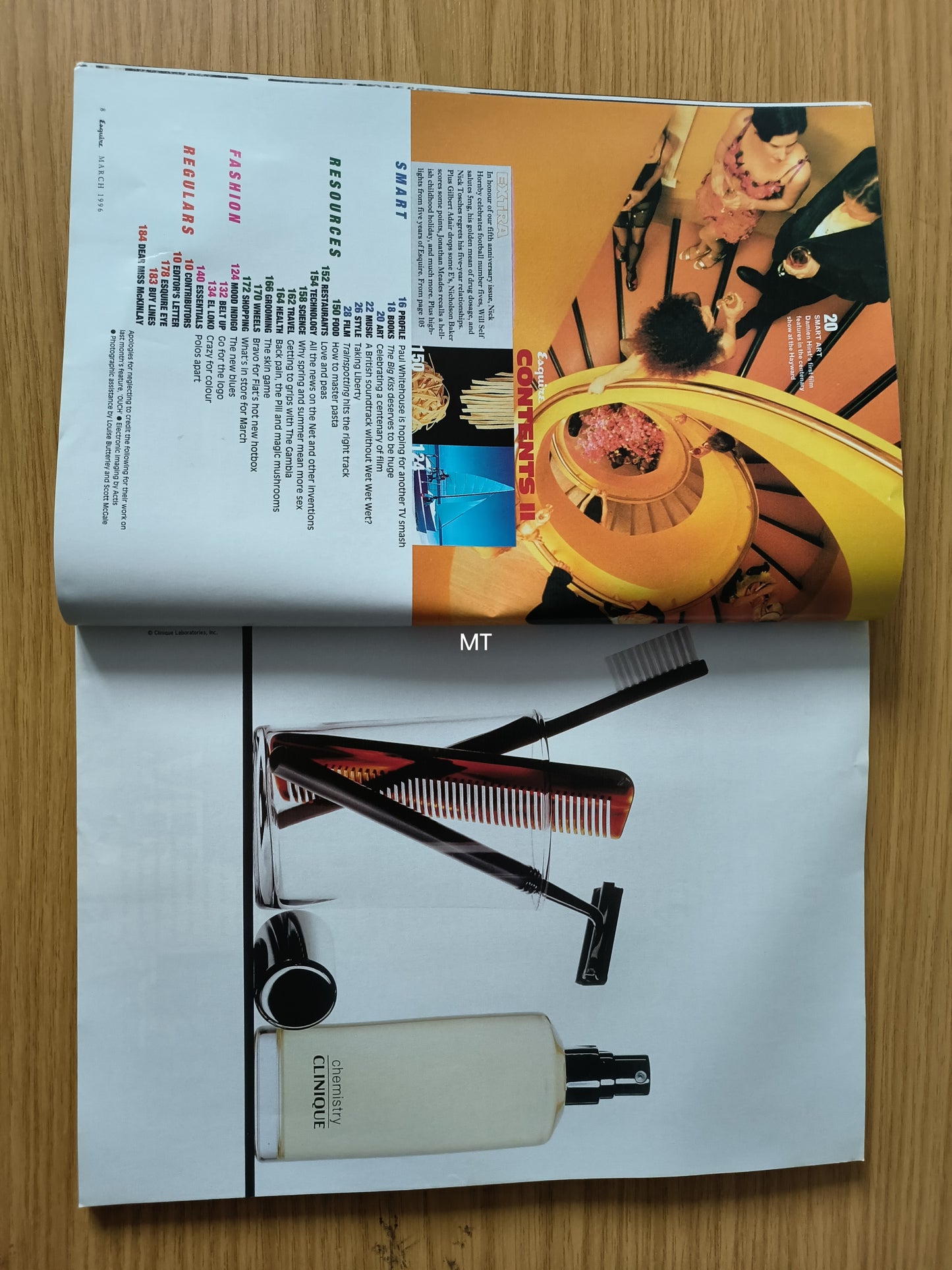 ESQUIRE Magazine March 1996 (1097) Robert De Niro Kurt Cobain Shaquille O'Neal