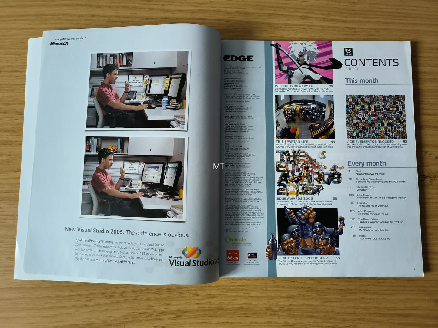 EDGE Magazine January 2007 SUBSCRIBER (1098) Resistance Ridge Racer Warhammer