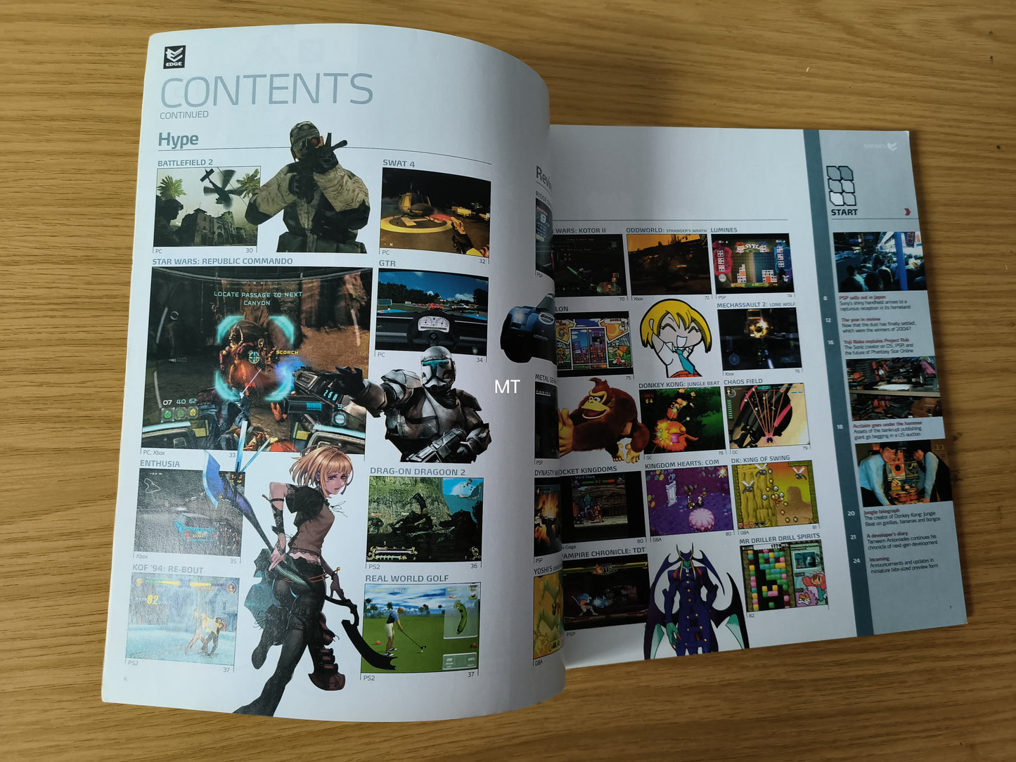 EDGE Magazine February 2005 (1098) Star Wars Oddworld Donkey Kong Lumines