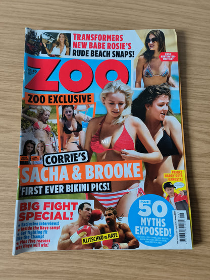 ZOO Magazine 1-7 July 2011 (1099) Genna Mullins Sacha Brooke Sophie Webster