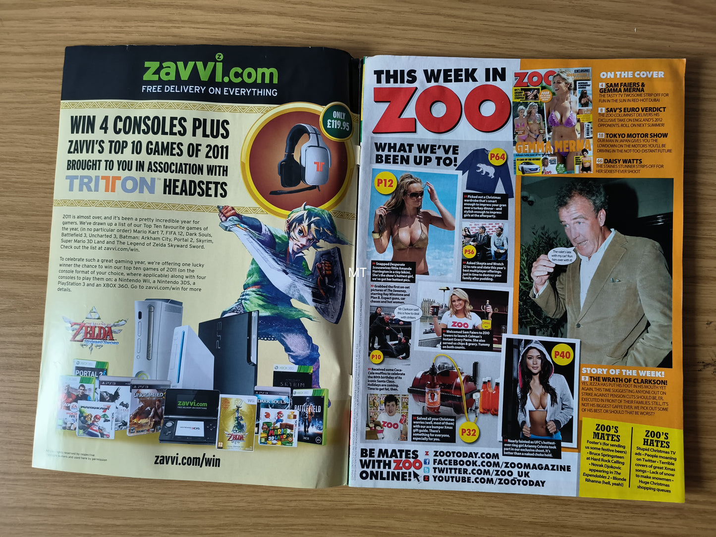 ZOO Magazine 9-15 December 2011 (1099) Gemma Merna Amanda Harrington