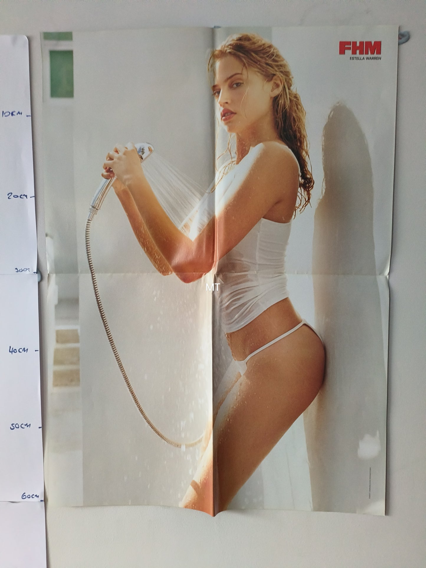 FHM Magazine POSTER Estella Warren / Louise Redknapp Heidi Klum LARGE RARE (1110)