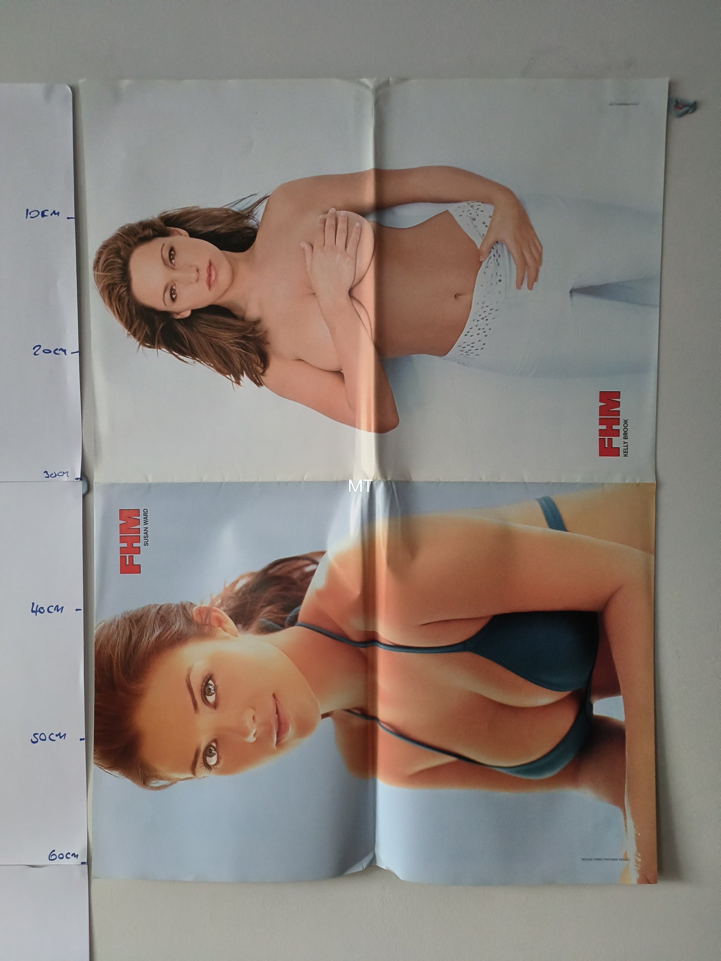FHM Magazine POSTER Britney Spears / Susan Ward Kelly Brook LARGE RARE (1110)