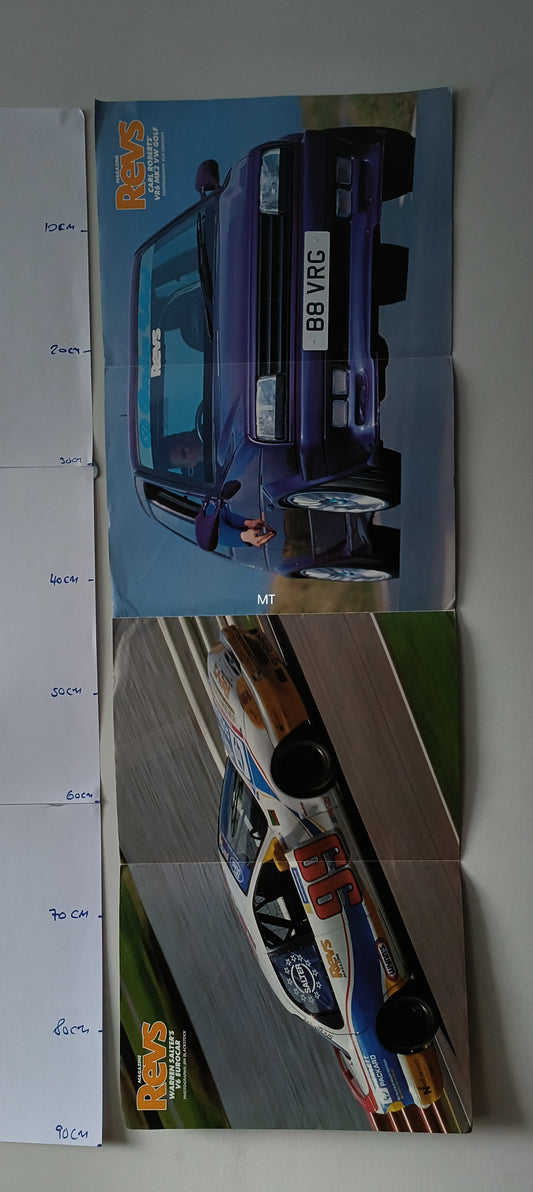 REVS Magazine POSTER Warren Salter Carl Robert LARGE RARE (1110)