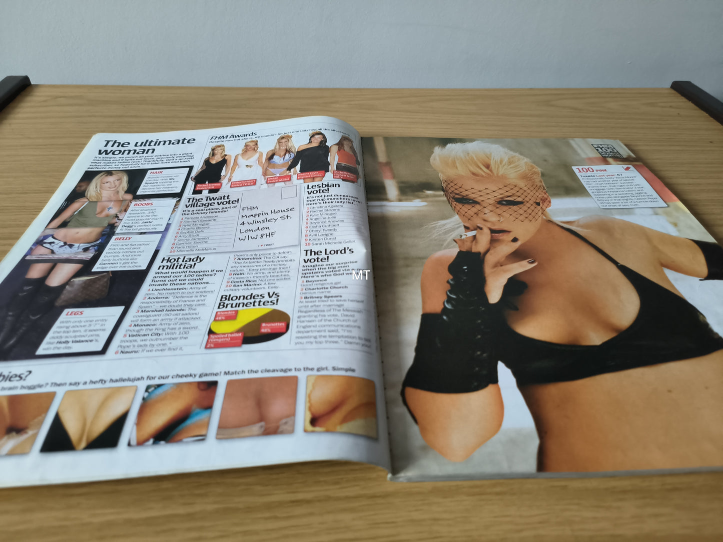 FHM Magazine 100 Sexiest Women in the world 2004 (1100) Britney Spears Rachel Stevens