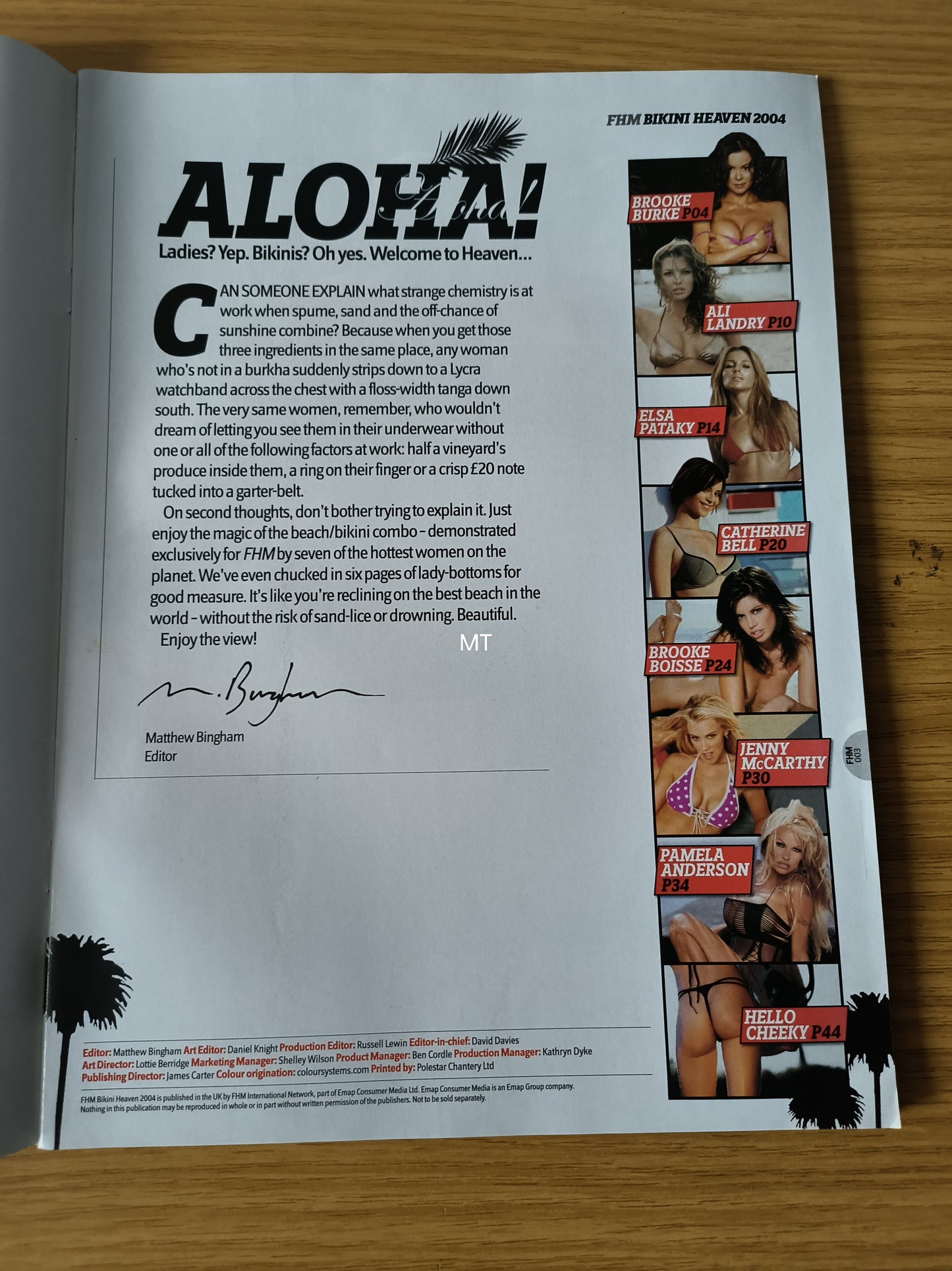 FHM Magazine Bikini Heaven 2004 (1100) Pamela Anderson Elsa Pataky