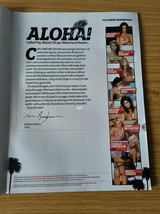 FHM Magazine Bikini Heaven 2004 (1100) Pamela Anderson Elsa Pataky