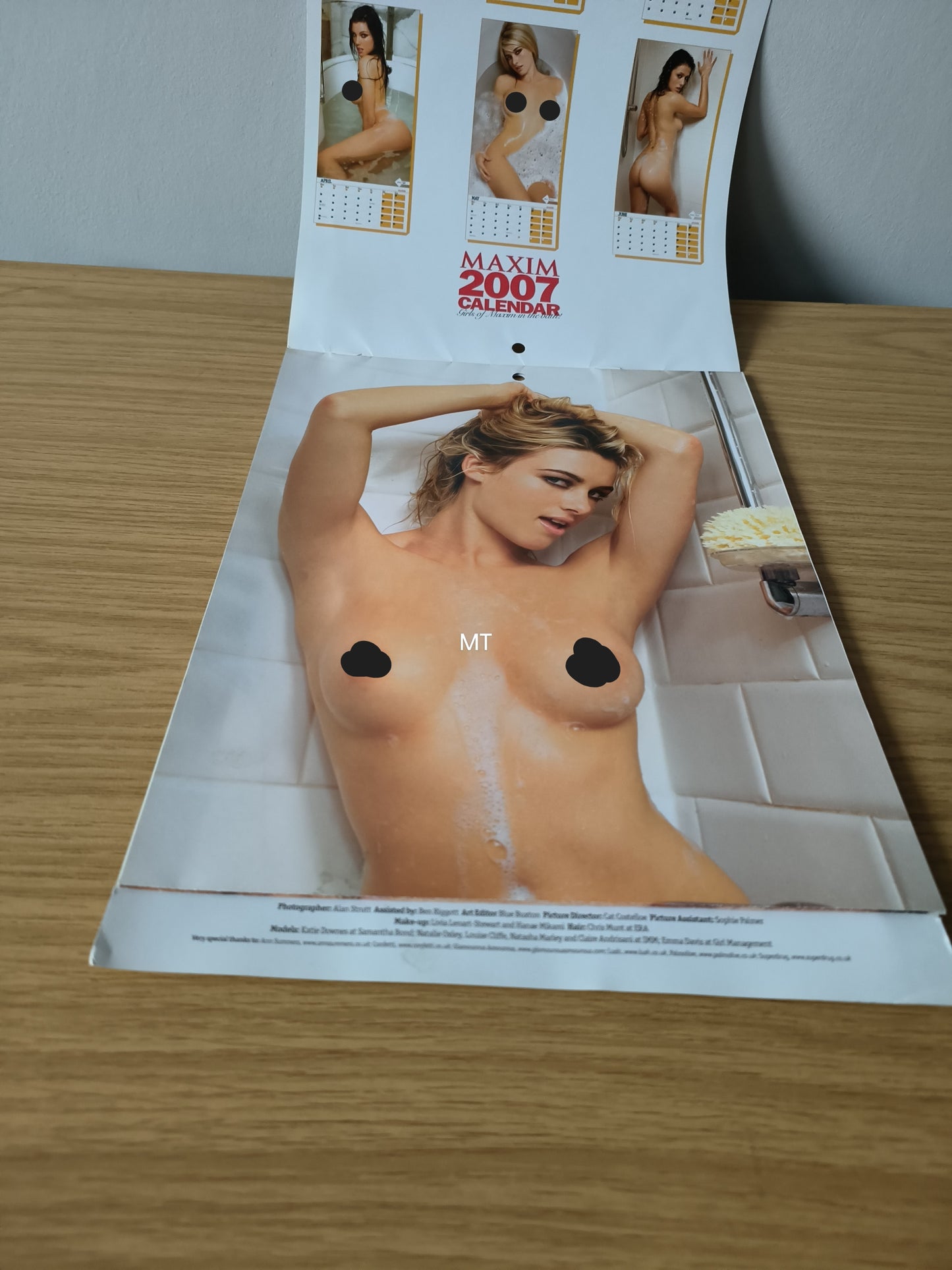 MAXIM Magazine Calendar 2007 (1100) Louise Cliff