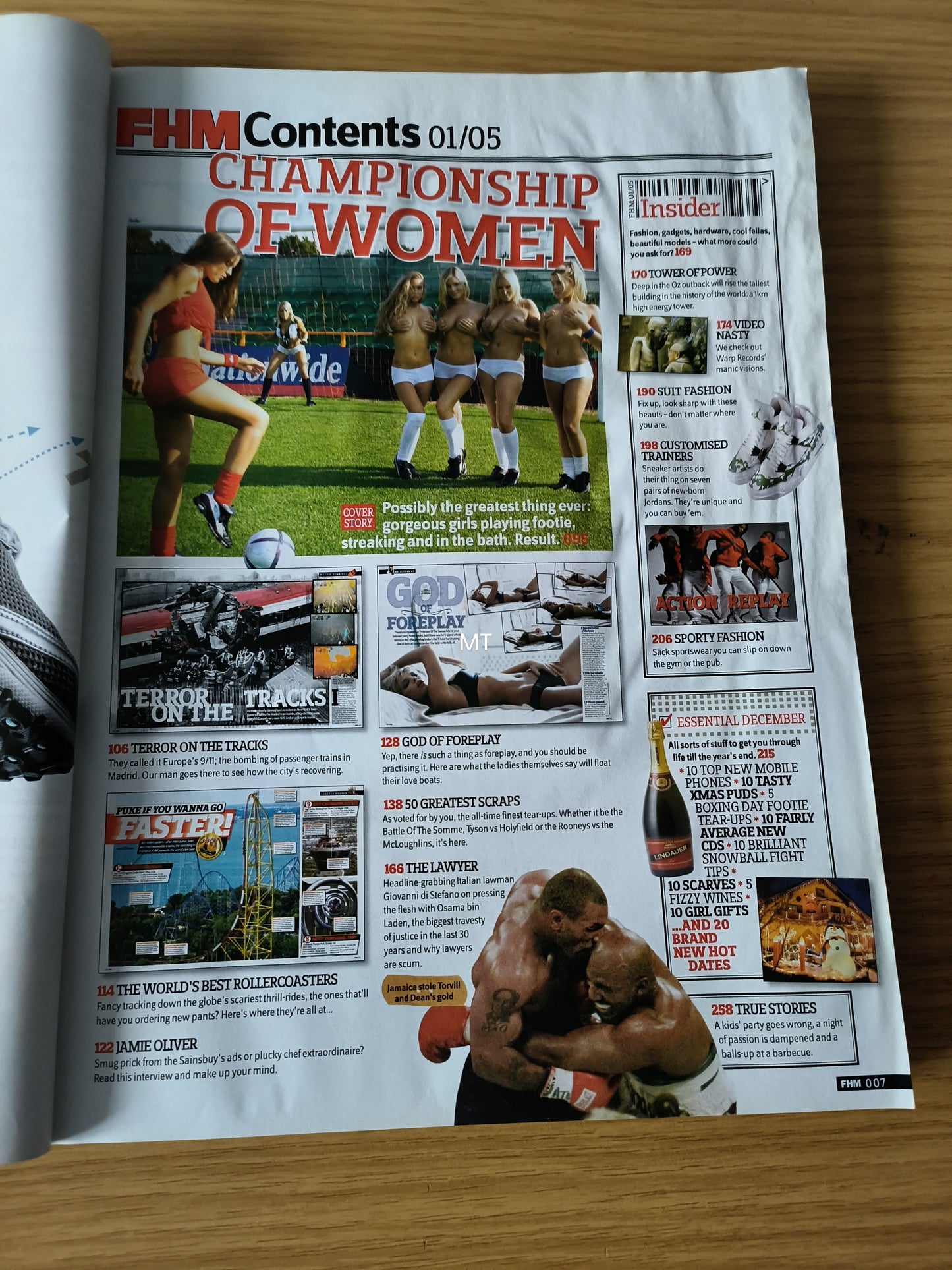 FHM Magazine January 2005 (1100) Alyssa Milano Carmen Electra Michelle Wild Abi