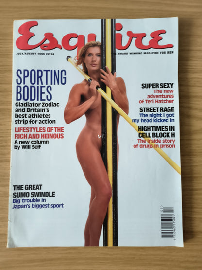ESQUIRE Magazine July/August 1996 RARE (1101) Teri Hatcher Gladiator Zodiac BRIDGET HALL
