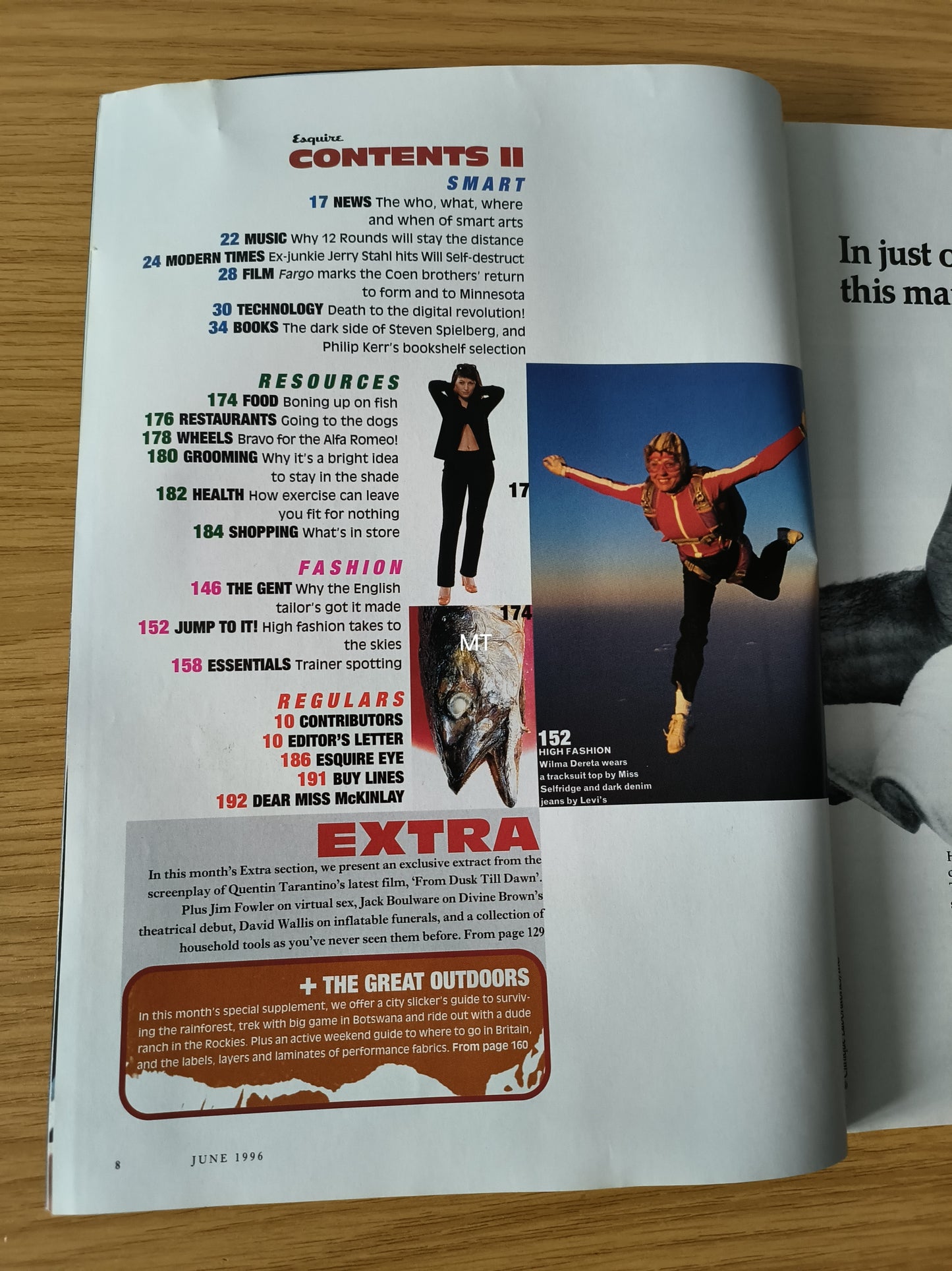 ESQUIRE Magazine June 1996 RARE (1101) Salma Hayek