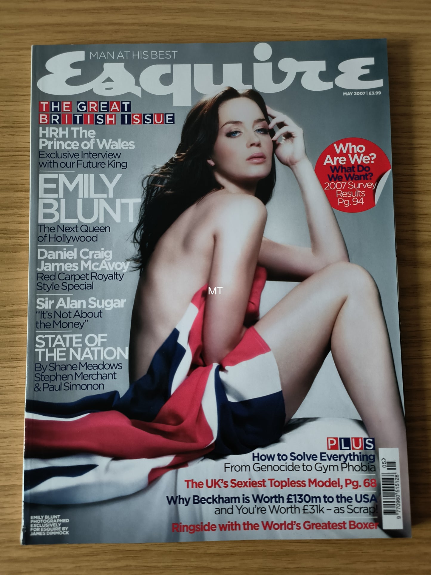 ESQUIRE Magazine May 2007 RARE (1101) Emily Blunt Eva Green Helen Mirren