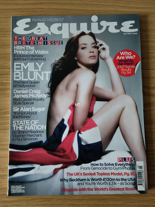 ESQUIRE Magazine May 2007 RARE (1101) Emily Blunt Eva Green Helen Mirren