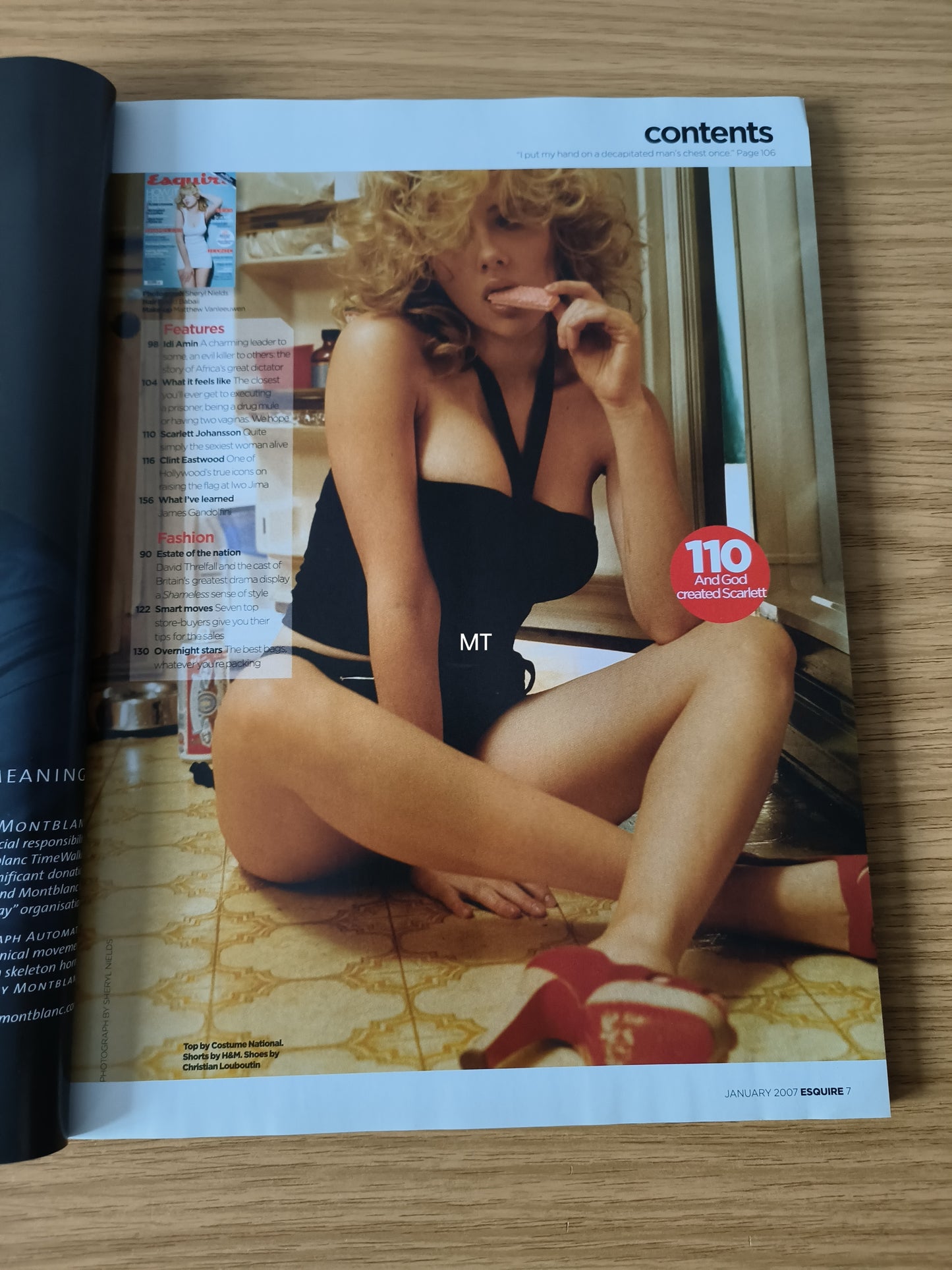 ESQUIRE Magazine January 2007 RARE (1101) Scarlett Johansson Clint Eastwood David Bowie