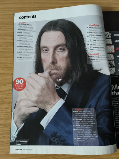 ESQUIRE Magazine January 2007 RARE (1101) Scarlett Johansson Clint Eastwood David Bowie