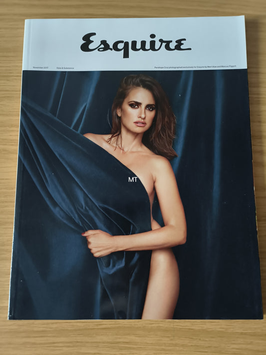 ESQUIRE Magazine November 2017 RARE LIMITED (1102) Penelope Cruz Armando Iannucci