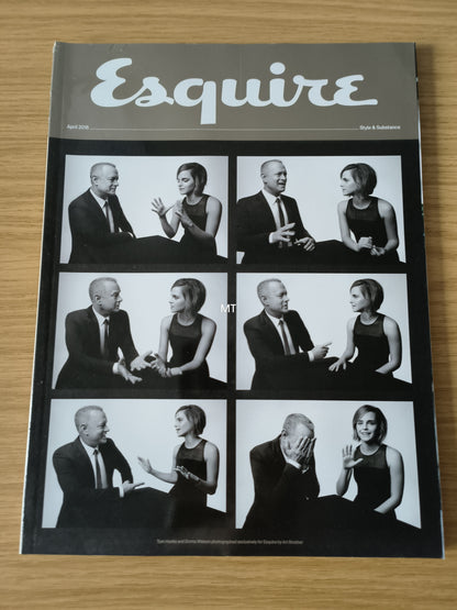 ESQUIRE Magazine April 2016 RARE LIMITED (1102) Tom Hanks Emma Watson