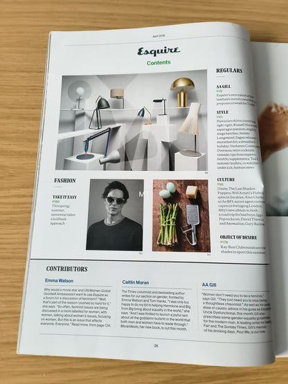 ESQUIRE Magazine April 2016 RARE LIMITED (1102) Tom Hanks Emma Watson