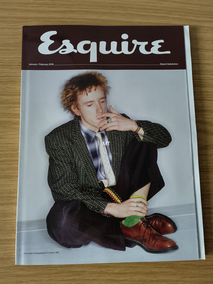 ESQUIRE Magazine January/February 2016 RARE LIMITED (1102) John Lydon Harvey Keite
