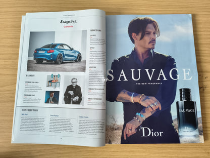 ESQUIRE Magazine January/February 2016 RARE LIMITED (1102) John Lydon Harvey Keite