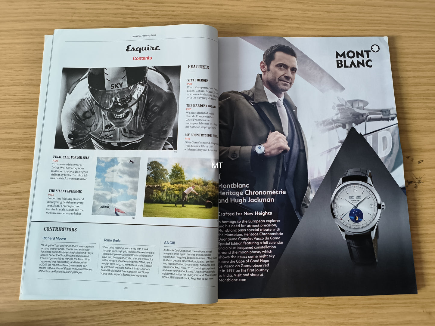 ESQUIRE Magazine January/February 2016 RARE LIMITED (1102) John Lydon Harvey Keite