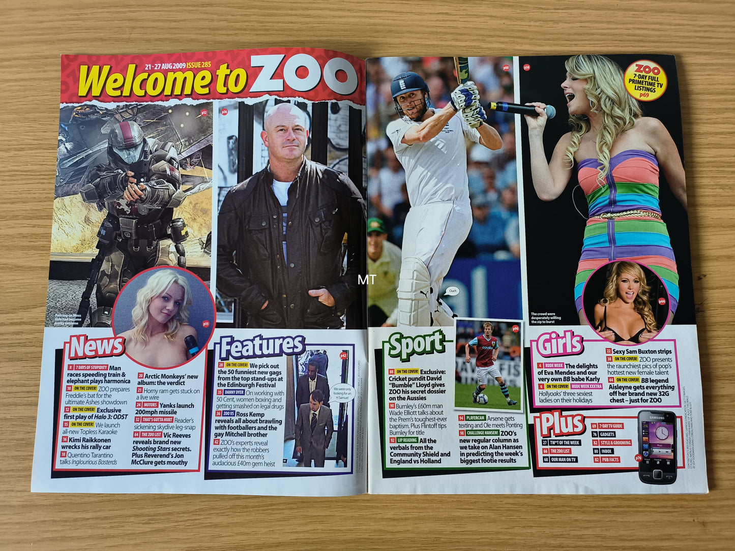 ZOO Magazine 21-27 August 2009 (1103) Aisleyne POSTER Sam Buxton Eva Mendes