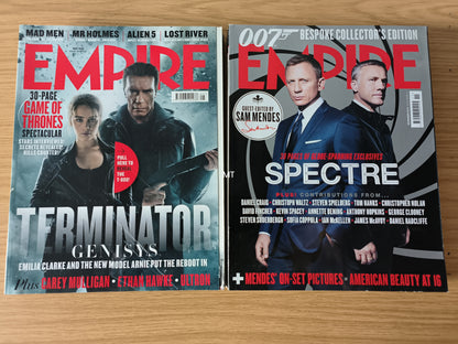 12x EMPIRE Magazines 2015 Full Year Bundle/Job Lot (0105) Suicide Squad Batman Superman Avenges