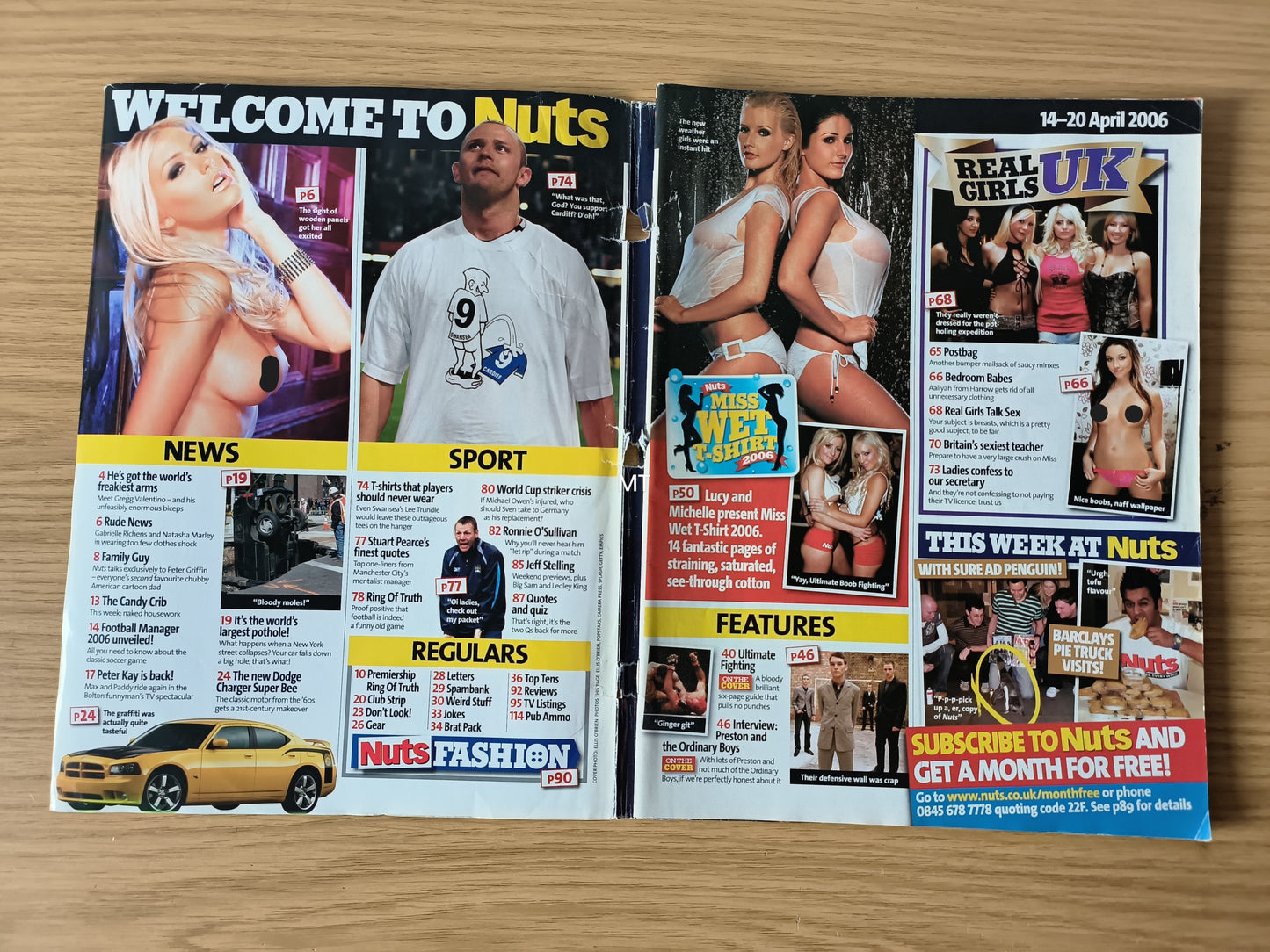 NUTS Magazine 14-20 April 2006 (1103) Michelle Marsh Lucy Pinder