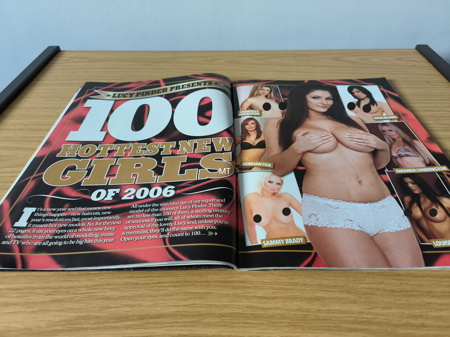 NUTS Magazine 27 January 2 February 2006 (1103) Lucy Pinder Sammy Brady Chantelle Houghton