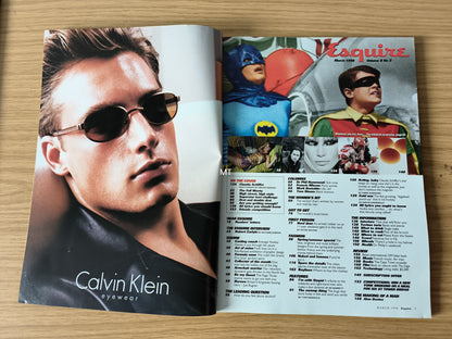 ESQUIRE Magazine March 1998 (1105) POSTER Claudia Schiffer Keeley Hawes Robert Carlyle Alan Davies