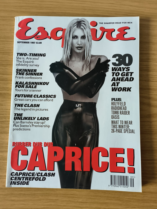 ESQUIRE Magazine September 1997 (1106) POSTER Caprice The Clash