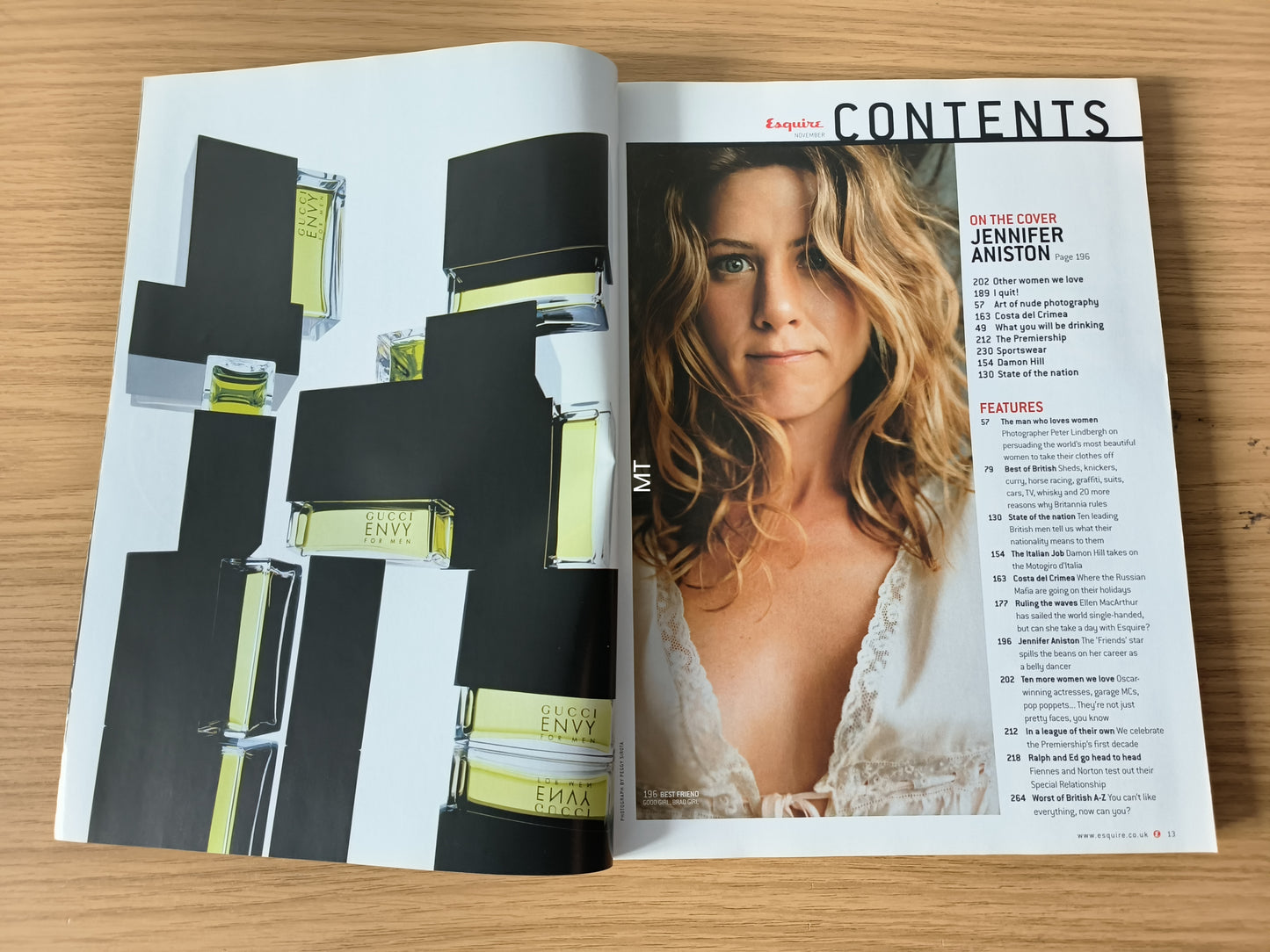 ESQUIRE Magazine November 2002 RARE (1106) Jennifer Aniston