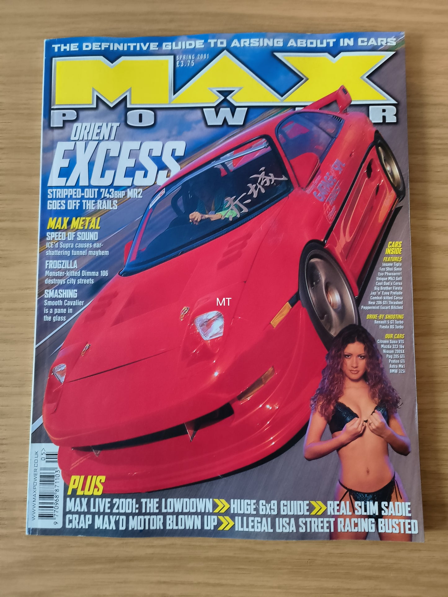 MAX POWER Magazine Spring 2001 (1107) Sadie Dimma 106 Cavalier Proton GTi BMW 325