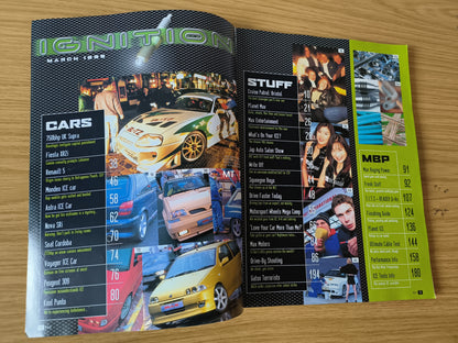 MAX POWER Magazine March 1999 (1108) Toyota Supra Ford Fiesta XR2i Vauxhall Nova SRi