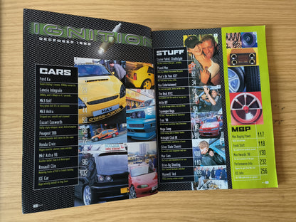 MAX POWER Magazine December 1998 (1108) Mk3 Astra Escort Cosworth Peugeot 306