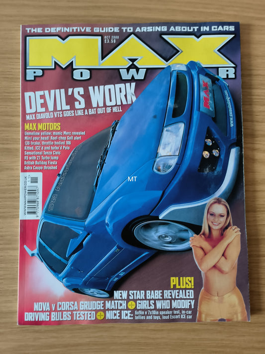 MAX POWER Magazine October 2000 (1109) Nicola Ulian Citroen Diavolo Mercedes C180
