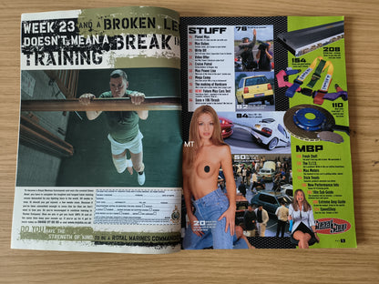 MAX POWER Magazine September 2000 (1109) Gemma Jones Sierra Cosworth Supra Max Babe