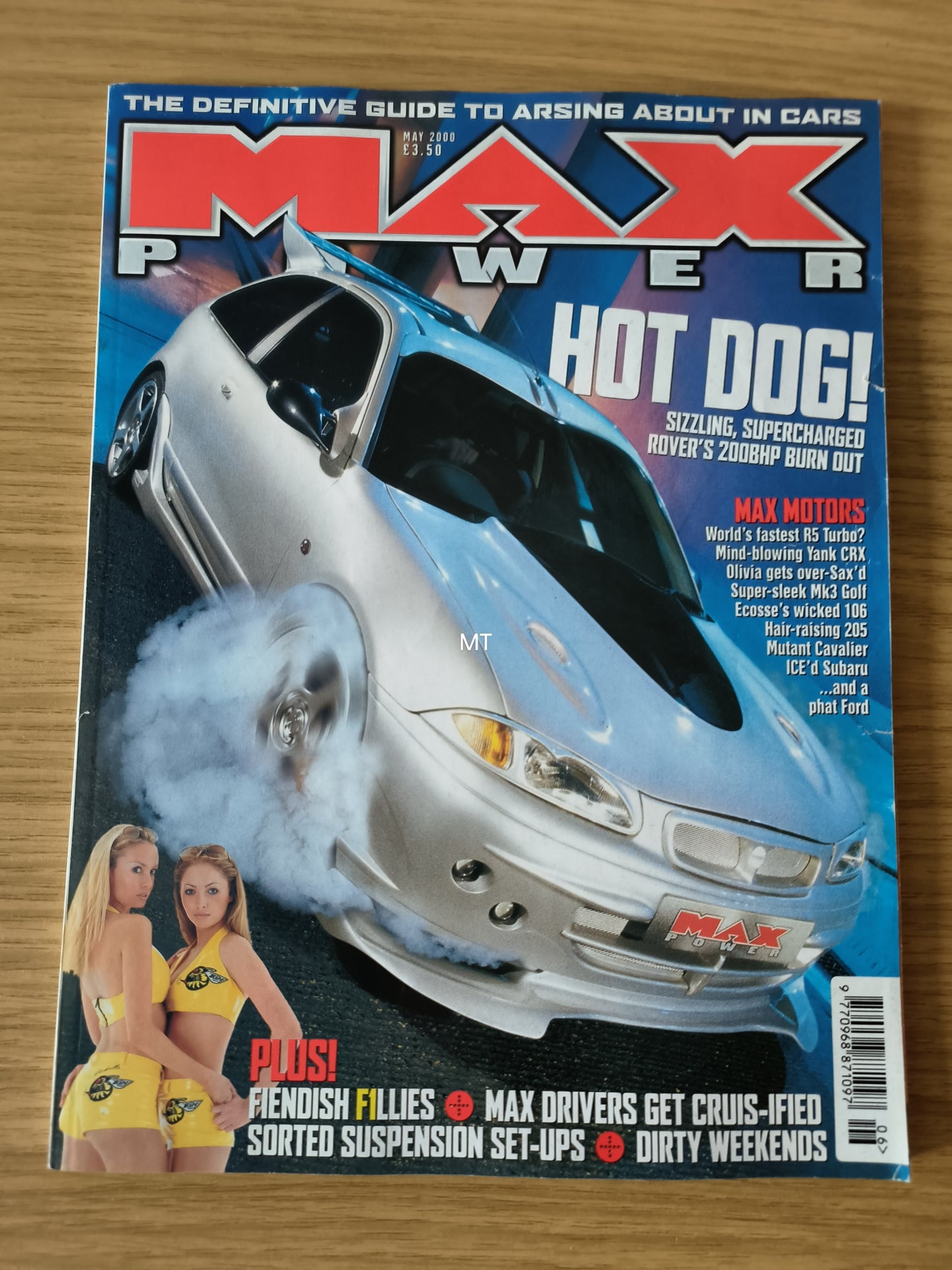 MAX POWER Magazine May 2000 (1109) Mynheer Rover Ford Fiesta Peugeot 205 GTi