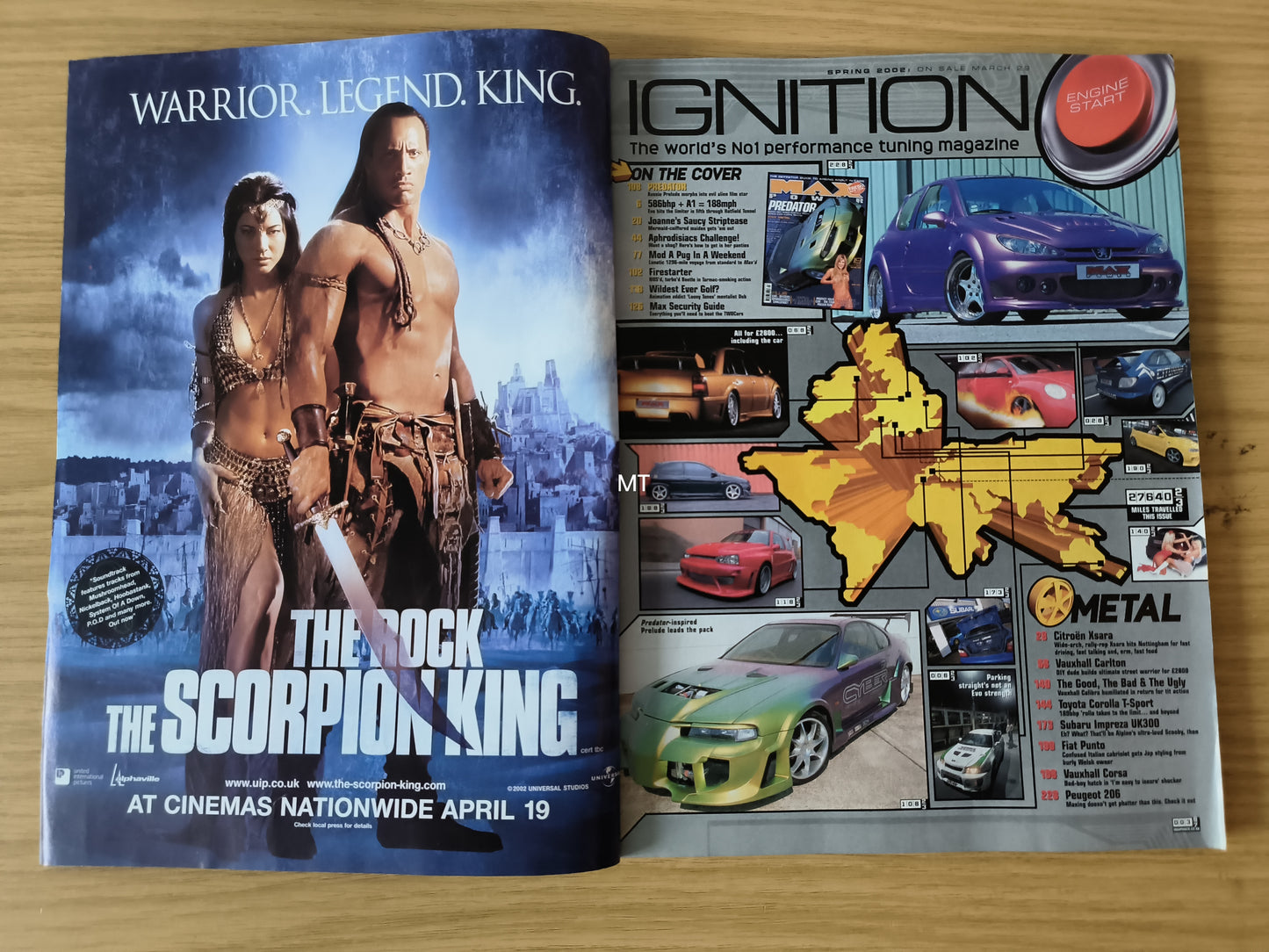 MAX POWER Magazine Spring 2002 (1109) Joanne Nissan R5 GT Turbo Golf Proton