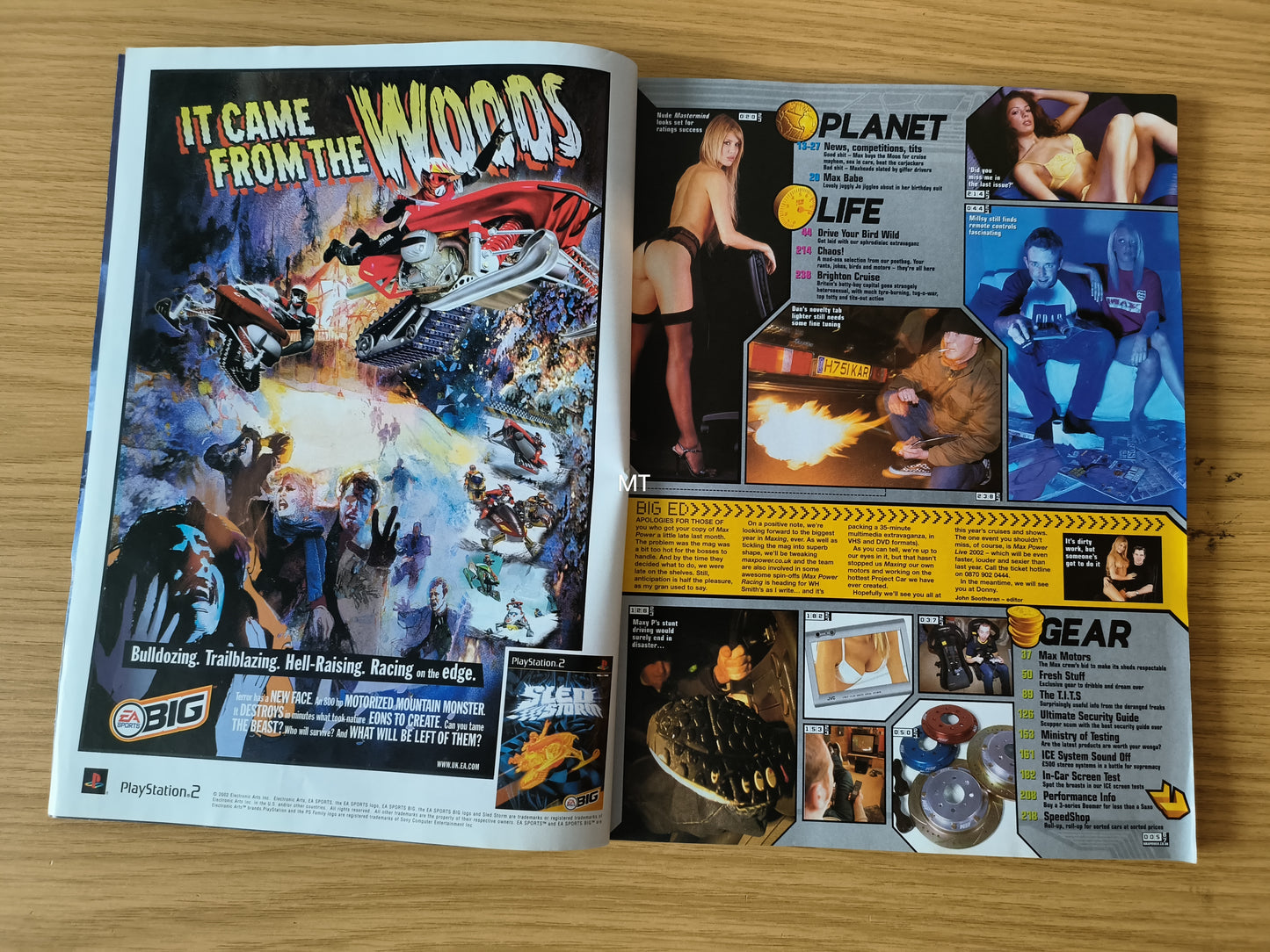 MAX POWER Magazine Spring 2002 (1109) Joanne Nissan R5 GT Turbo Golf Proton