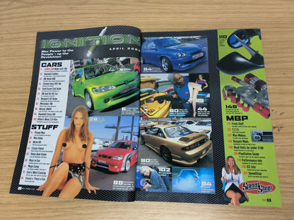 MAX POWER Magazine April 2000 (1111) Cosworth Gti-R Evo Max Holly McGuire