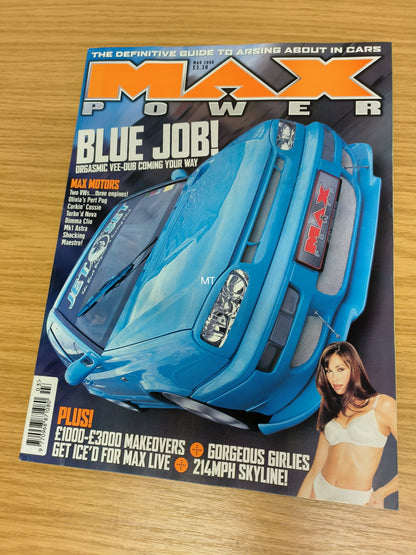 MAX POWER Magazine March 2000 (1111) Cosworth Nova Vee dub Philippa Lett