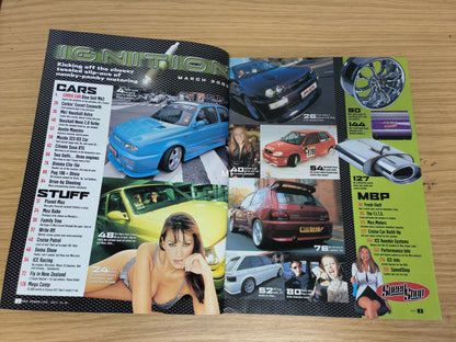 MAX POWER Magazine March 2000 (1111) Cosworth Nova Vee dub Philippa Lett