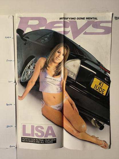 REVS Magazine POSTER Lisa / Helen RARE (1113)