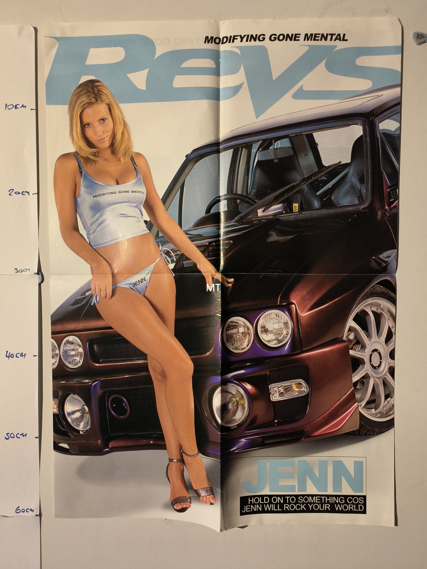 REVS Magazine POSTER Jenn / Erica RARE (1113)