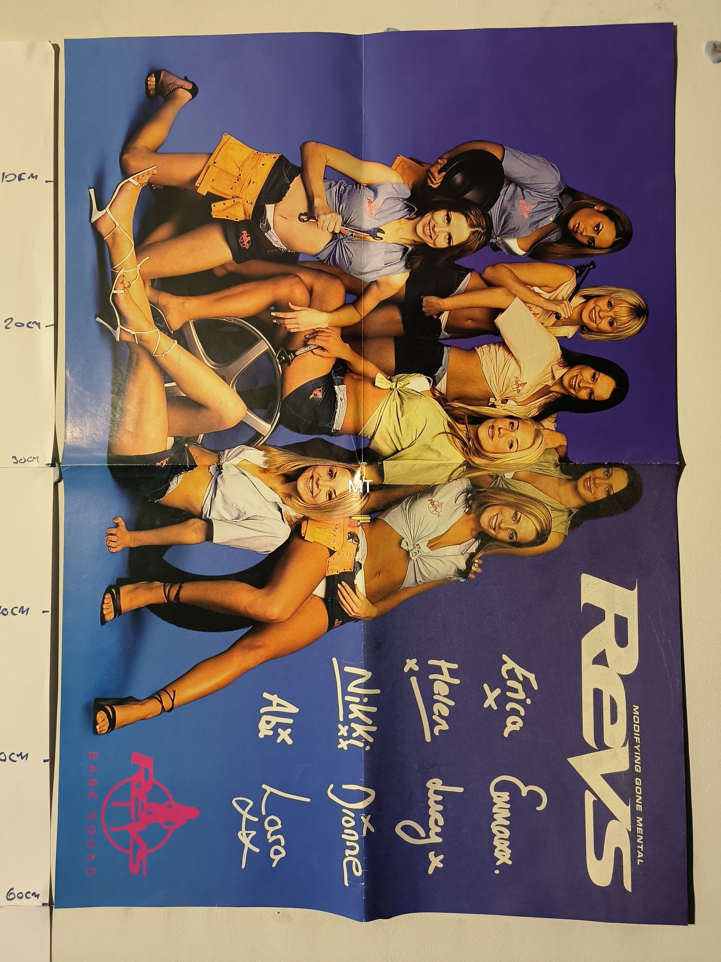 REVS Magazine POSTER Erica / Helen / Lucy / Nikki / Abi RARE (1113)