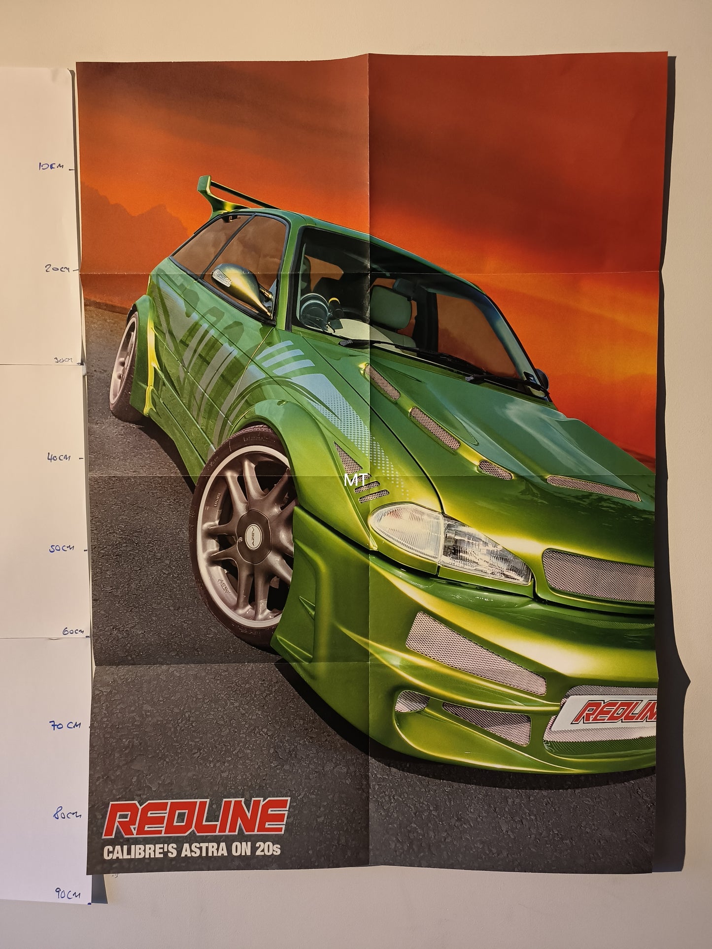 REDLINE Magazine POSTER Jade Renton's Beemer / Calibre's Astra RARE (1113)