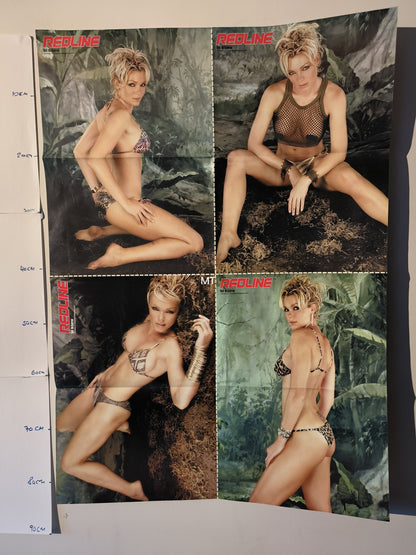 REDLINE Magazine POSTER Nell McAndrew RARE (1113)
