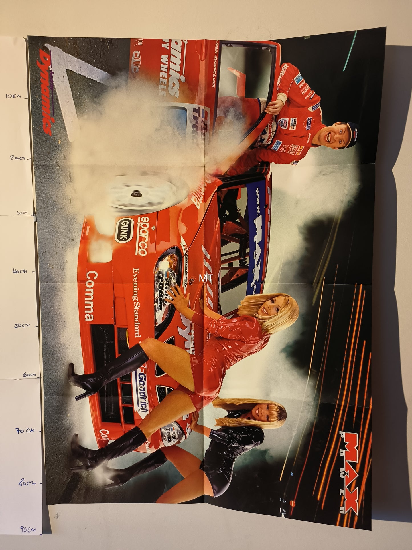 MAX POWER Magazine POSTER Jordan Jakki Degg LARGE RARE (1113)