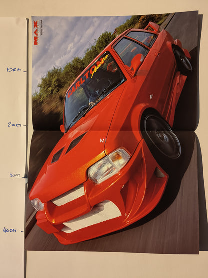 MAX POWER Magazine POSTER Mark Allett Escort Stevie Ho Civic LARGE RARE (1113)